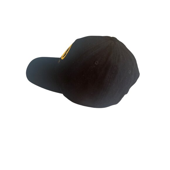 Alaska Black Baseball Cap Gold Moose Batman Logo Adjustable - Picture 2 of 5